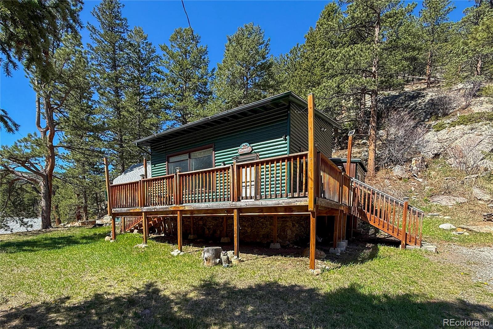 3148 Riverside Drive Lyons, CO 80540 - Photo 6 of 41 front view of house with a yard