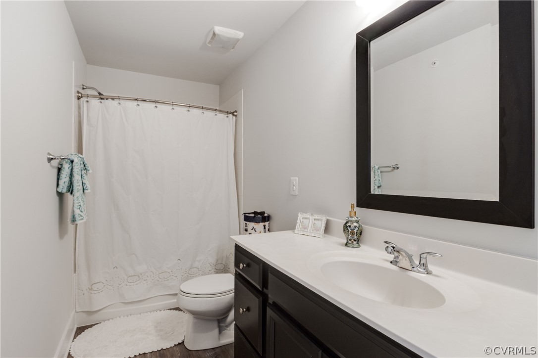 4332 Saunders Station Loop, Unit B Henrico, VA 23233 - Photo 36 of 42 a bathroom with a sink toilet and shower