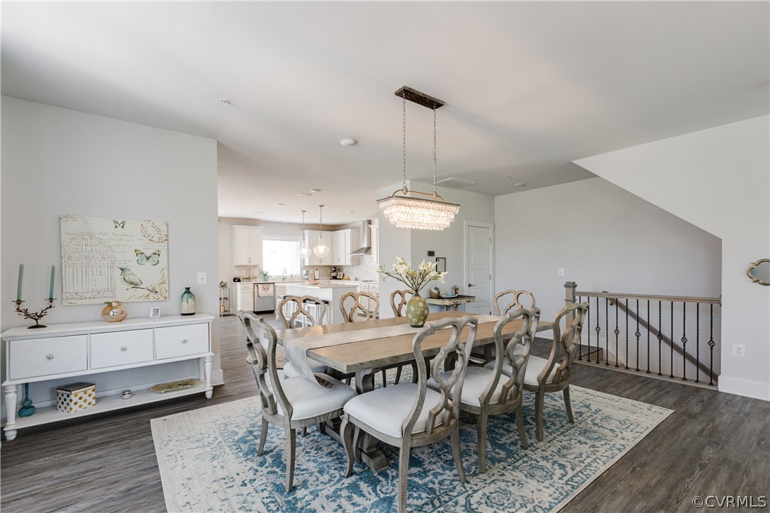 4332 Saunders Station Loop, Unit B Henrico, VA 23233 - Photo 10 of 42 a view of a dining room with furniture