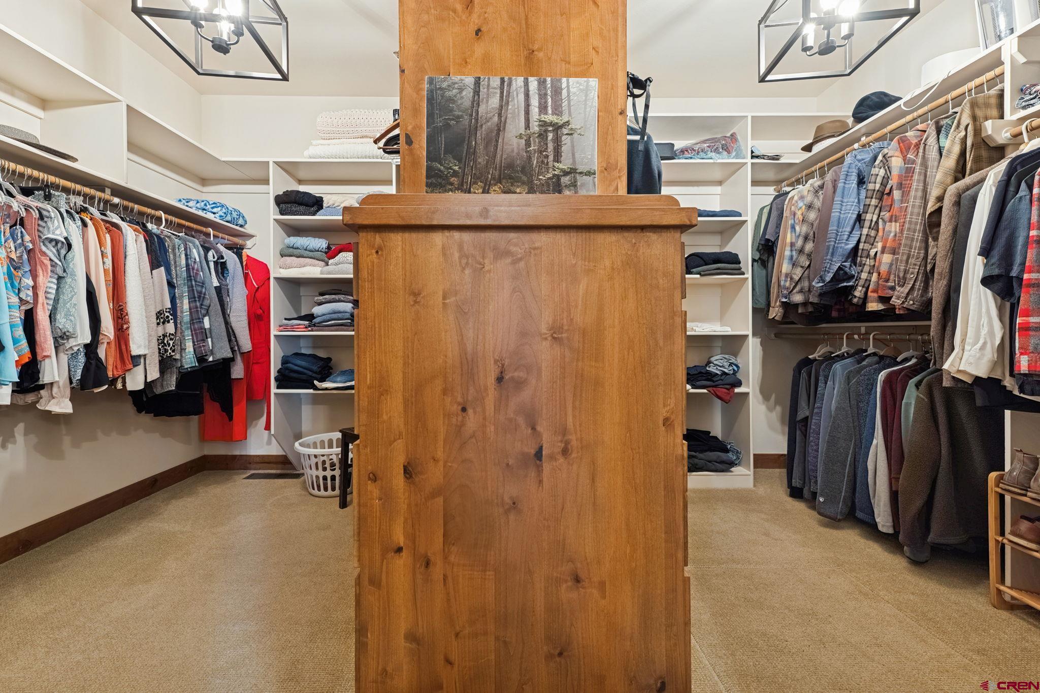 449 Monarch Crest Trail Durango, CO 81301 - Photo 20 of 45 a view of walk in closet with clothes