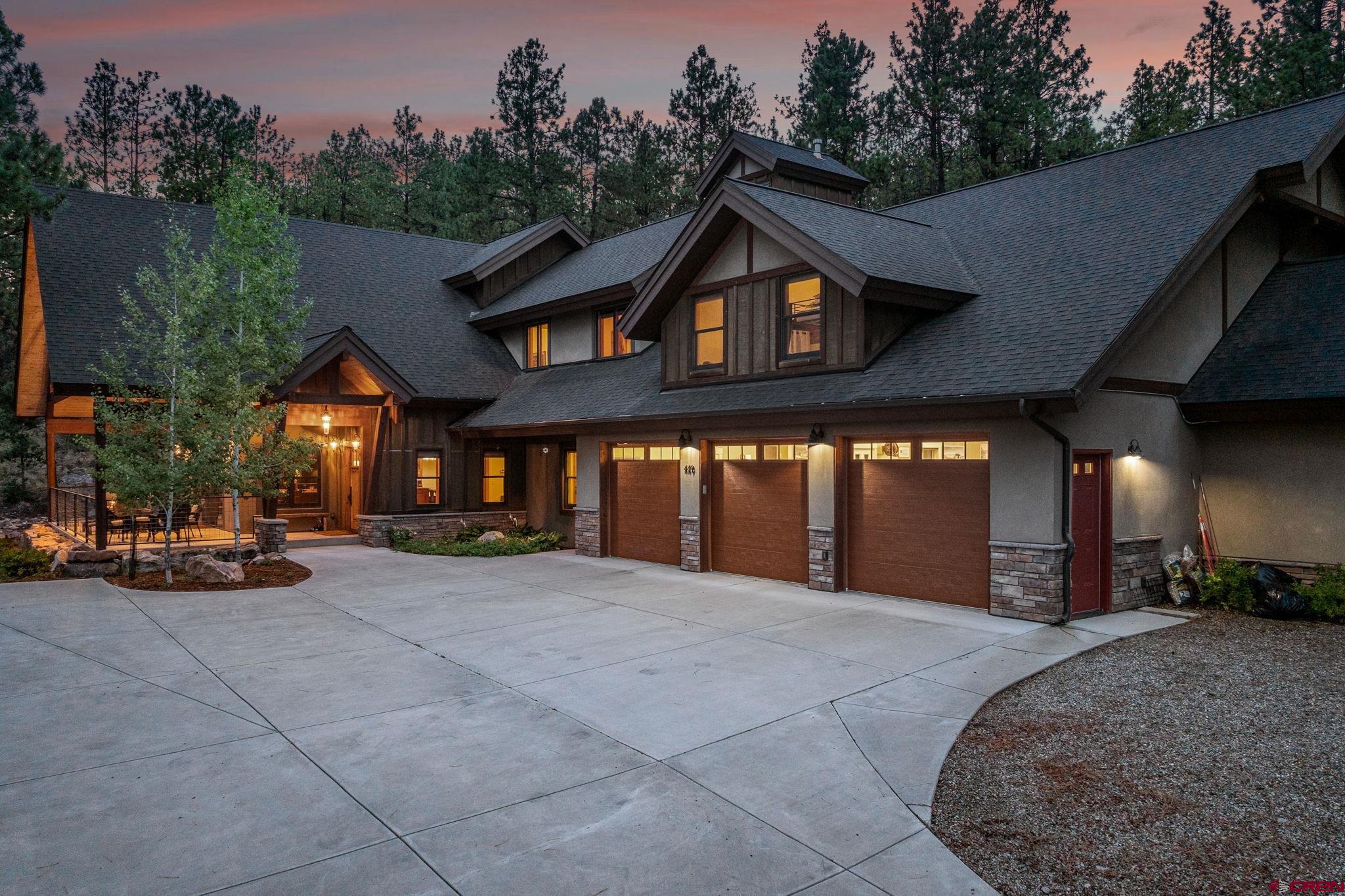 449 Monarch Crest Trail Durango, CO 81301 - Photo 45 of 45 a view of a house with large outdoor space and sitting area