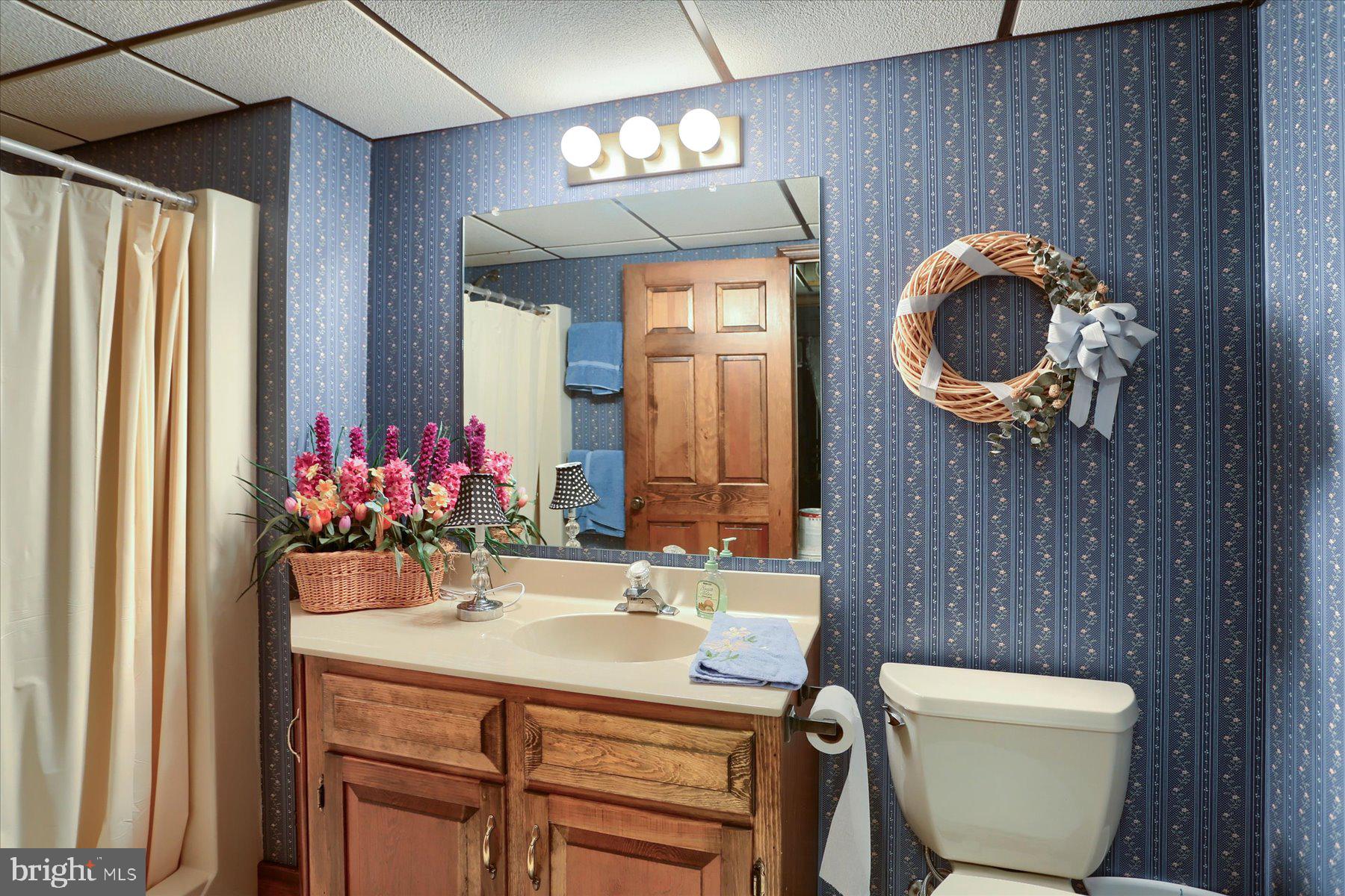 1065 Kuhn Road Boiling Springs, PA 17007 - Photo 36 of 49 a bathroom with a toilet a sink and mirror