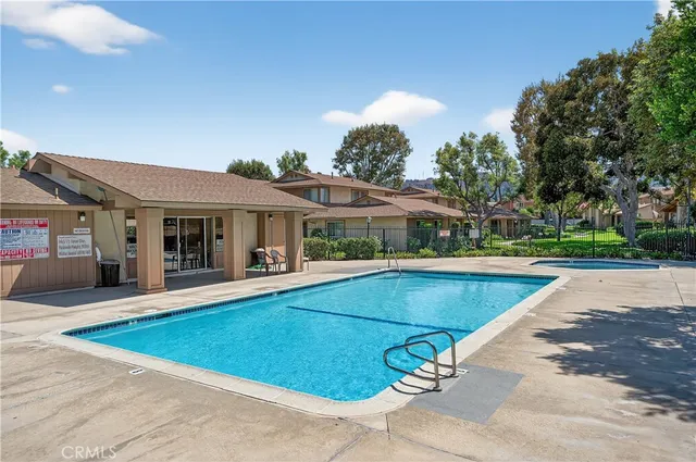 a view of a house with pool