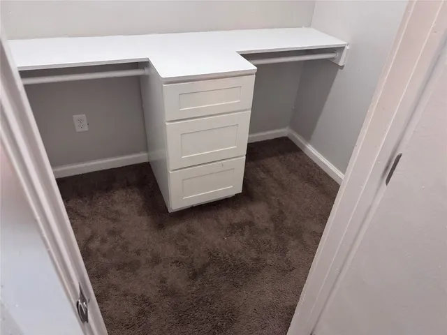 a view of walk in closet