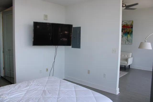 a view of a storage and utility room