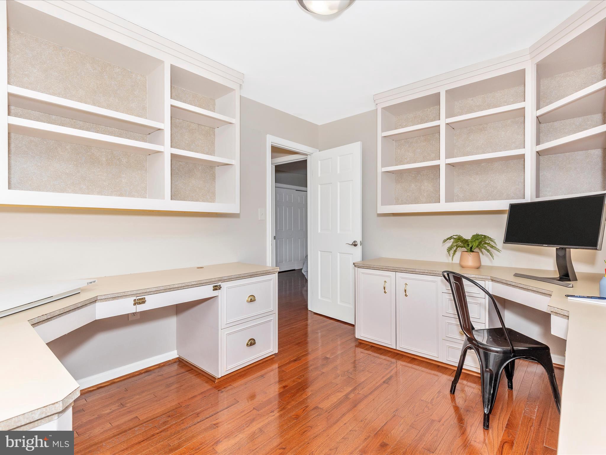 7094 Autumn Leaf Lane Frederick, MD 21702 - Photo 21 of 43 a view of a workspace with furniture and wooden floor