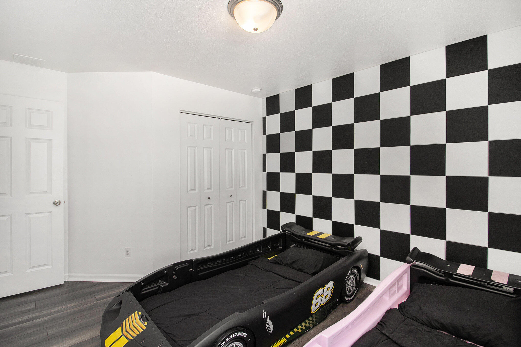 3700 Sagebrook Street Portage, IN 46368 - Photo 27 of 42 a black and white checkered floor with a black white checkered floor