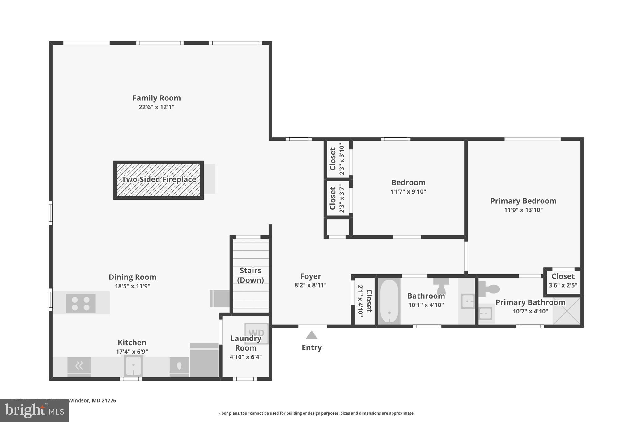 2636 Marston Road New Windsor, MD 21776 - Photo 106 of 107 Main Level Floor plan of Primary Residence