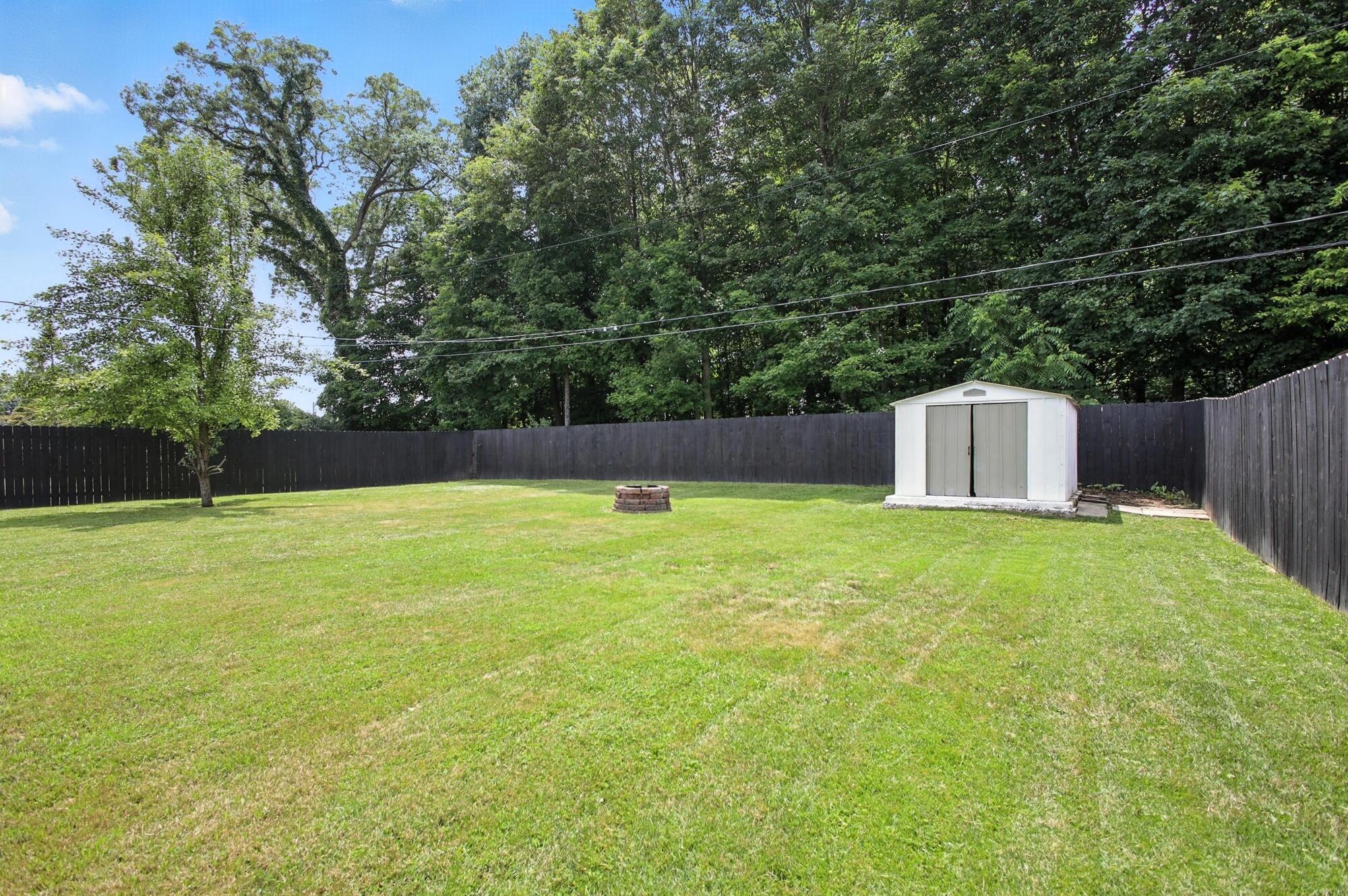3139 Woonsocket Street Springfield, OH 45503 - Photo 29 of 35 Large Fenced Yard with Shed