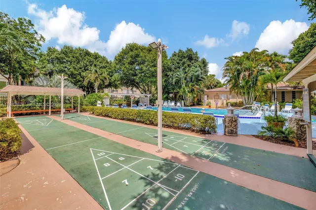 a view of a basketball court