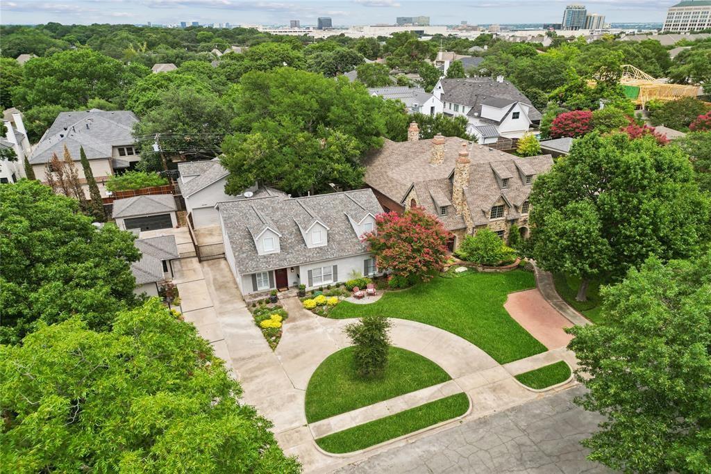 7515 Marquette Street Dallas, TX 75225 - Photo 23 of 25 an aerial view of a house with yard swimming pool and outdoor seating