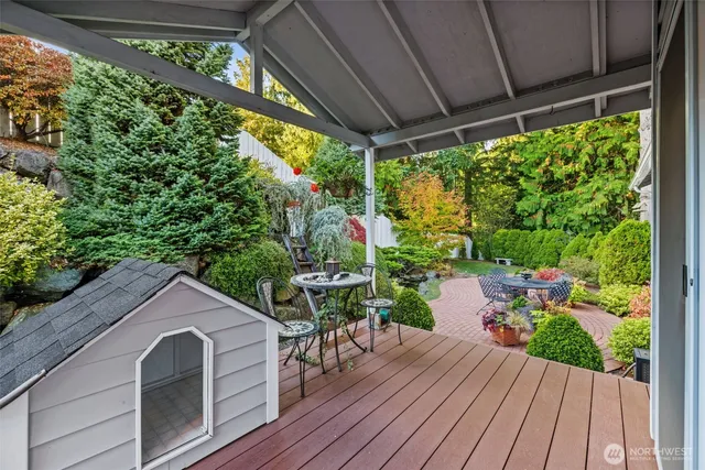 a view of a chairs and table on the wooden floor
