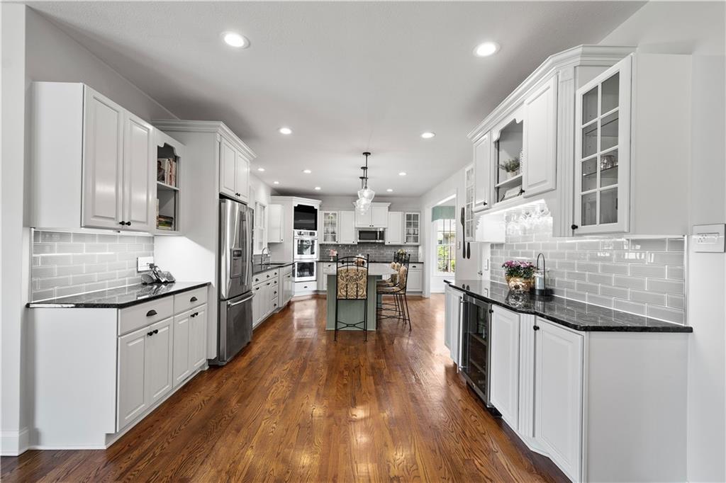 3012 East Ridge Drive Gibsonia, PA 15044 - Photo 12 of 50 a kitchen with granite countertop lots of counter top space and stainless steel appliances