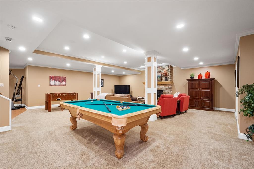 3012 East Ridge Drive Gibsonia, PA 15044 - Photo 33 of 50 a room with furniture and pool table