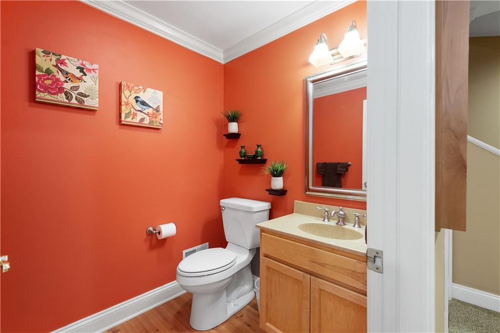 3012 East Ridge Drive Gibsonia, PA 15044 - Photo 39 of 50 a white toilet sitting next to a bathroom sink