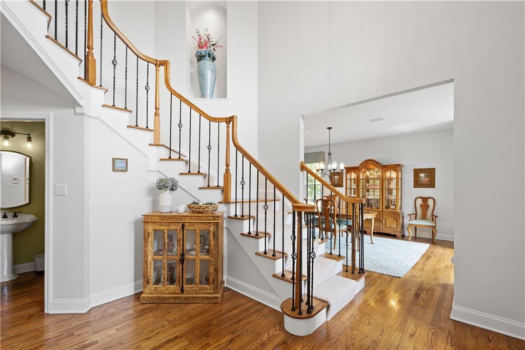 3012 East Ridge Drive Gibsonia, PA 15044 - Photo 4 of 50 a view of entryway and hall with wooden floor