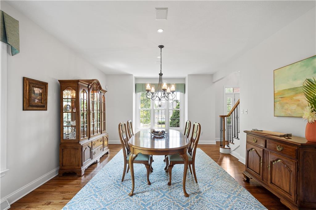 3012 East Ridge Drive Gibsonia, PA 15044 - Photo 5 of 50 a view of a dining room with furniture window and wooden floor