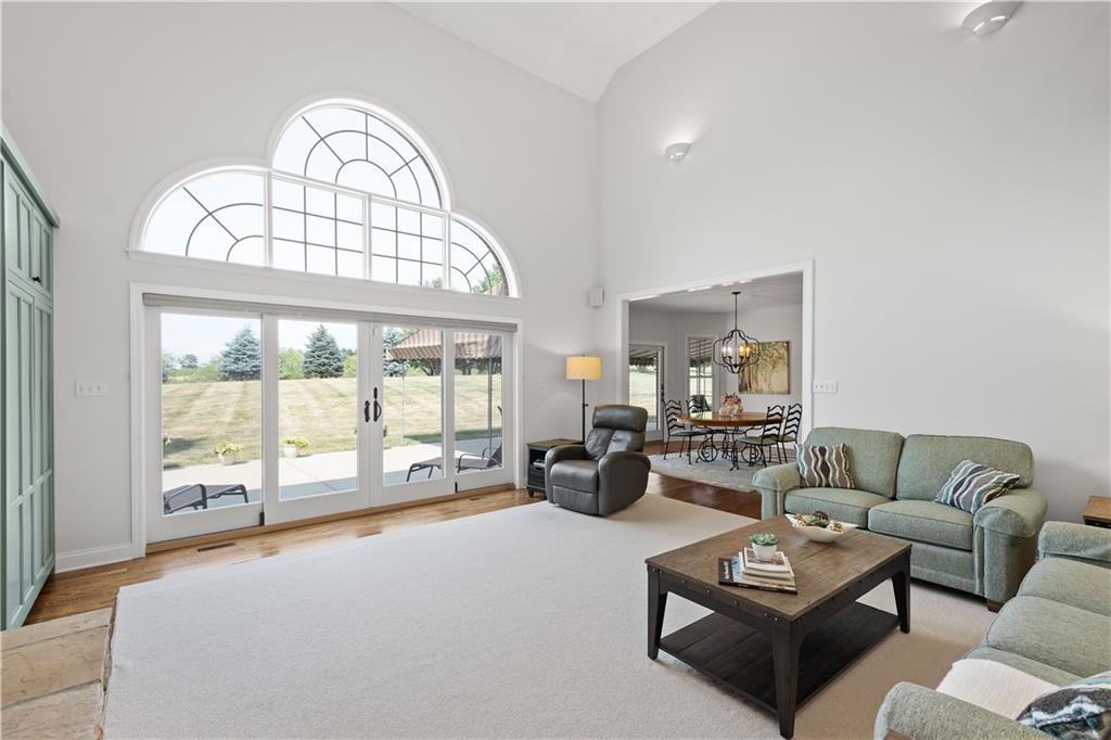 3012 East Ridge Drive Gibsonia, PA 15044 - Photo 10 of 50 a living room with furniture and a large window