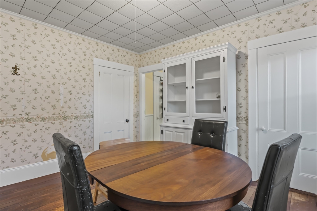 216 Walnut Street Clinton, MA 01510 - Photo 8 of 40 a view of a dining room with furniture