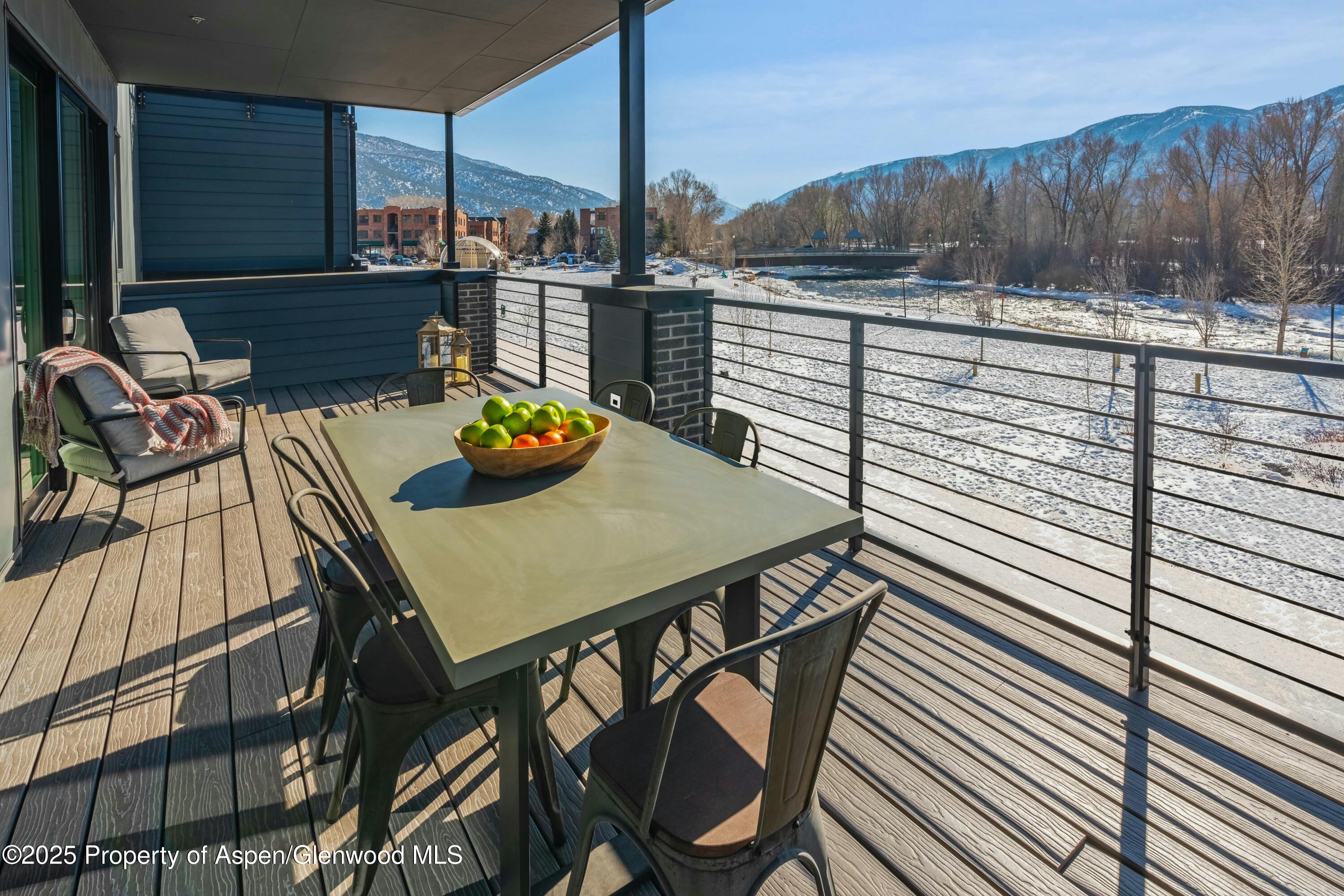22860 2 Rivers Road, Unit 270 Basalt, CO 81621 - Photo 15 of 17 Riverfront Deck