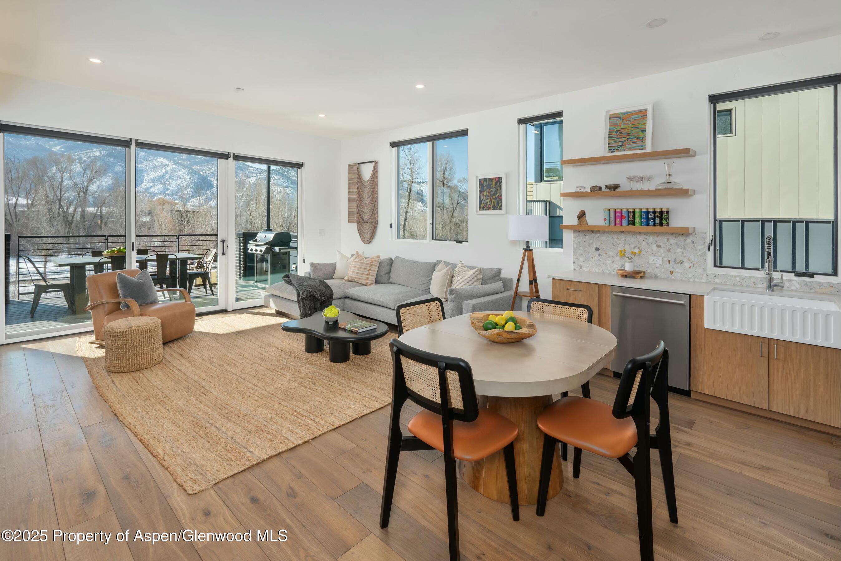 22860 2 Rivers Road, Unit 270 Basalt, CO 81621 - Photo 5 of 17 Dining and Living area