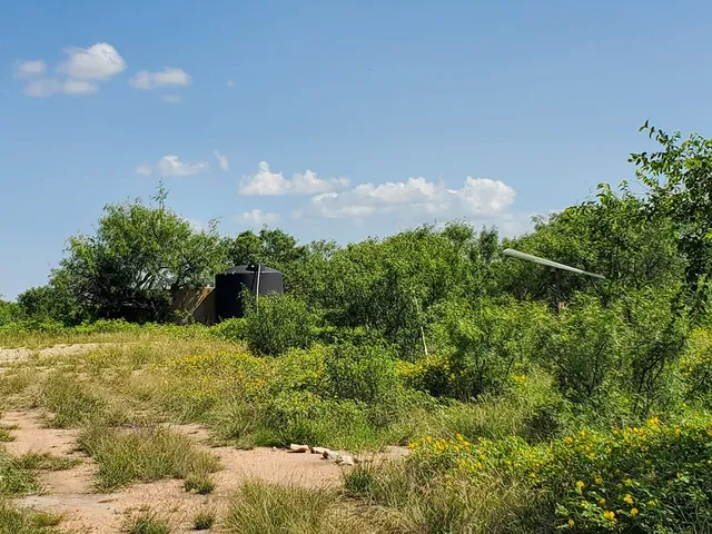 a backyard of a house with a yard and outdoor seating