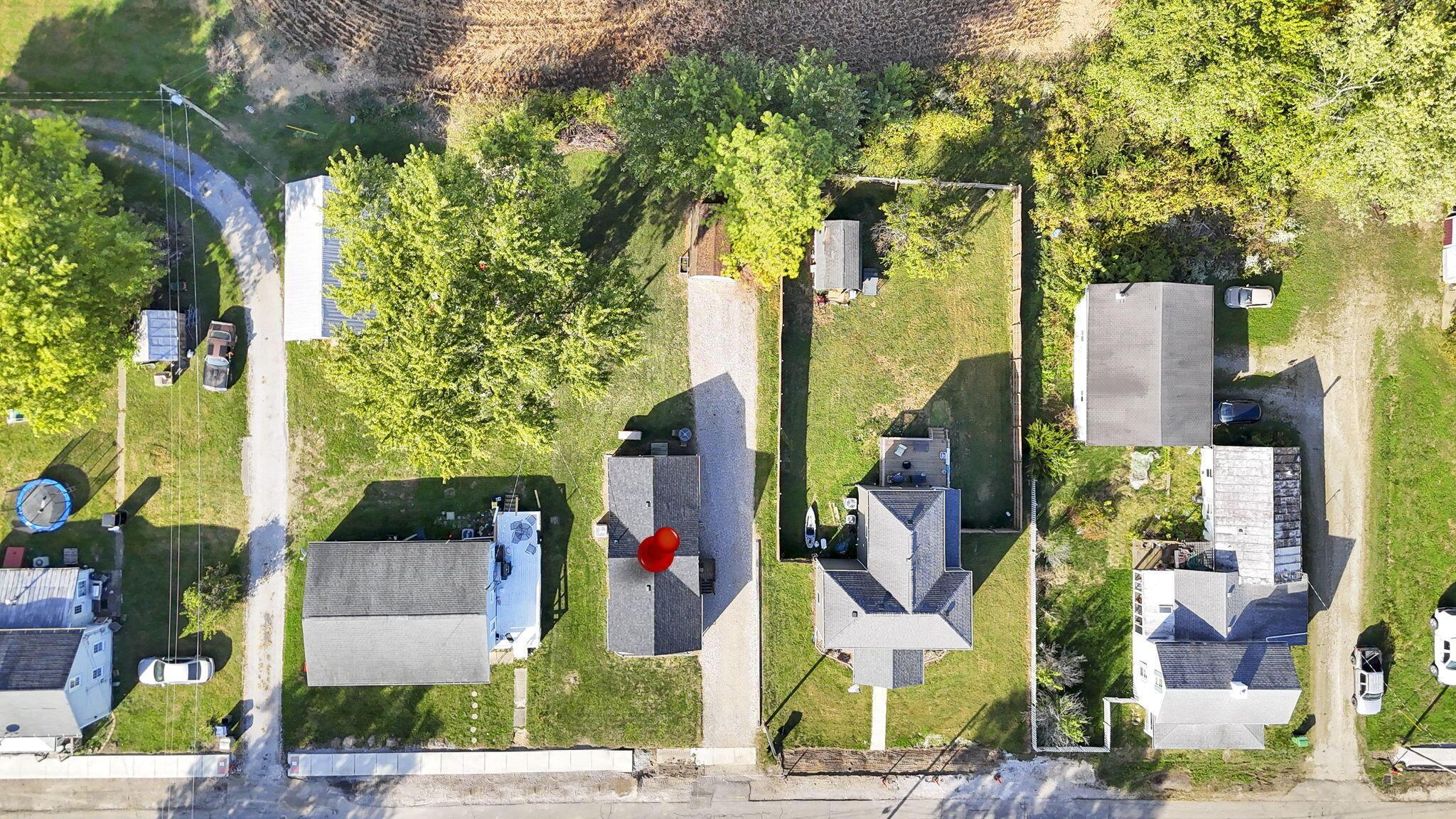 308 West High Street Amanda, OH 43102 - Photo 41 of 46 Drone Overhead view