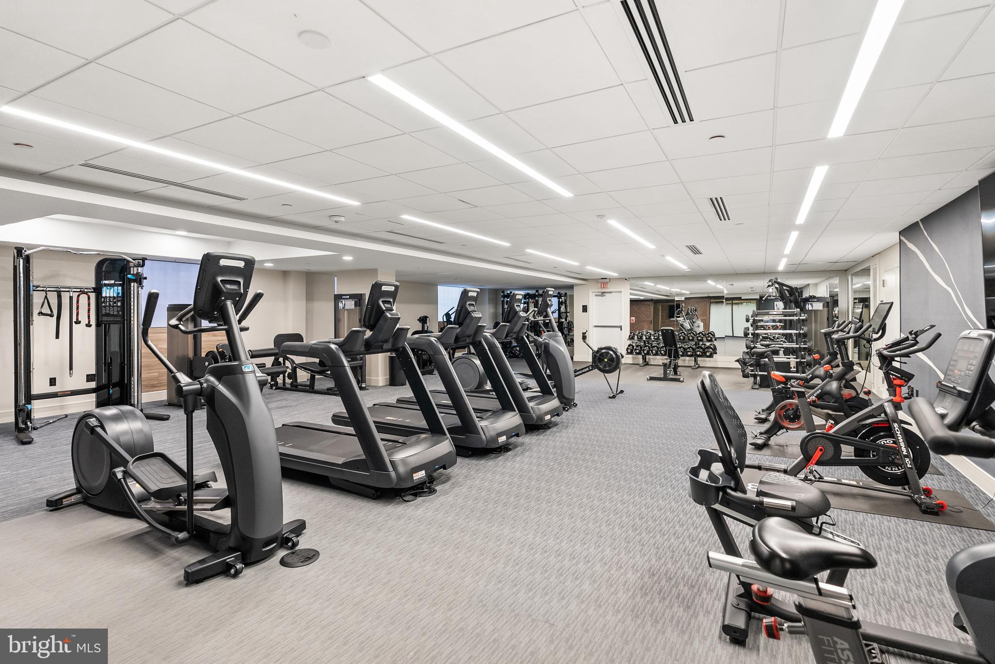 616 E Street Northwest, Unit 1019 Washington, DC 20004 - Photo 19 of 21 a view of a room with gym equipment