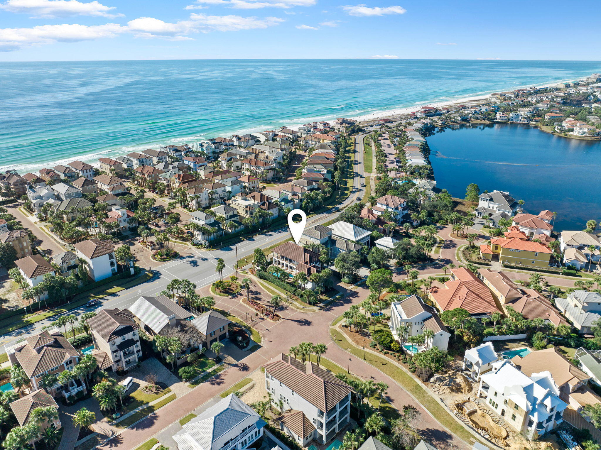 48 Tranquility Lane Destin, FL 32541 - Photo 3 of 45 an aerial view of ocean and residential houses with outdoor space