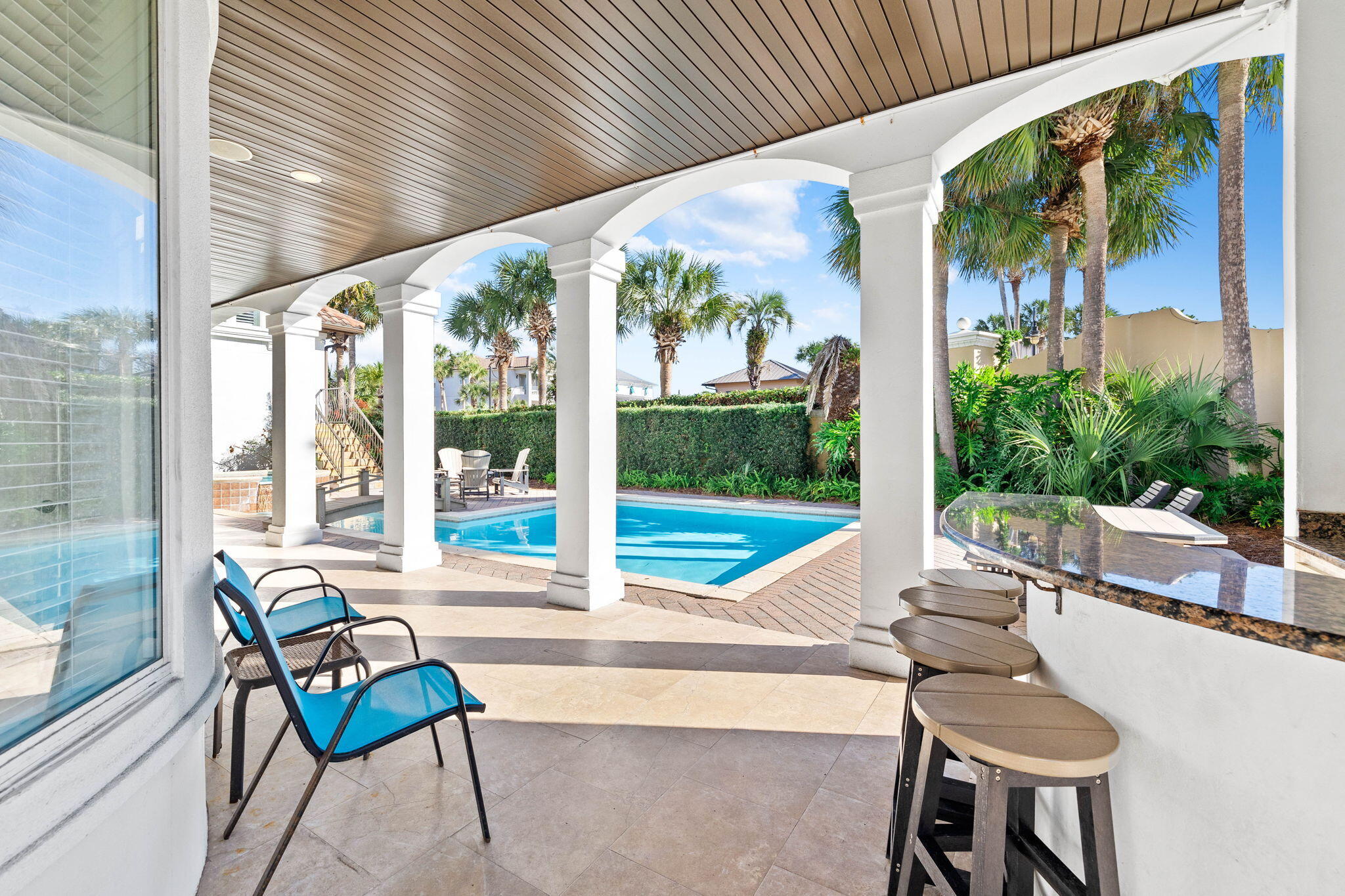 48 Tranquility Lane Destin, FL 32541 - Photo 38 of 45 a building outdoor space with patio furniture and potted plants