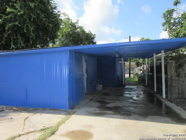 a view of a staircase