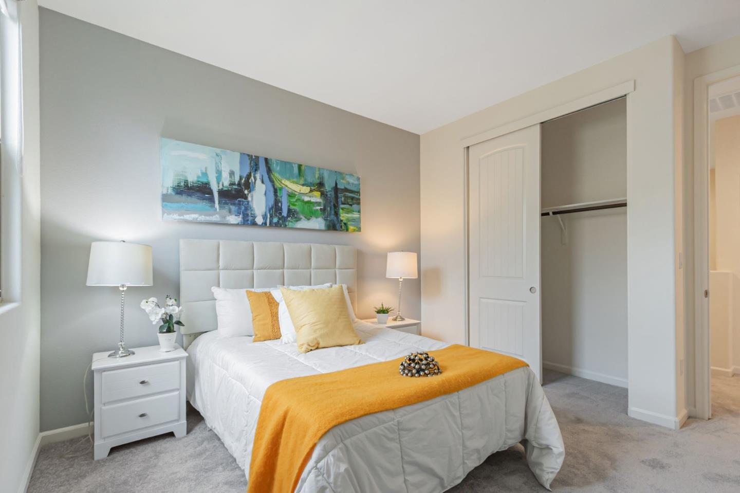 1890 Trento Loop Milpitas, CA 95035 - Photo 12 of 39 a bedroom with a bed and a night stand