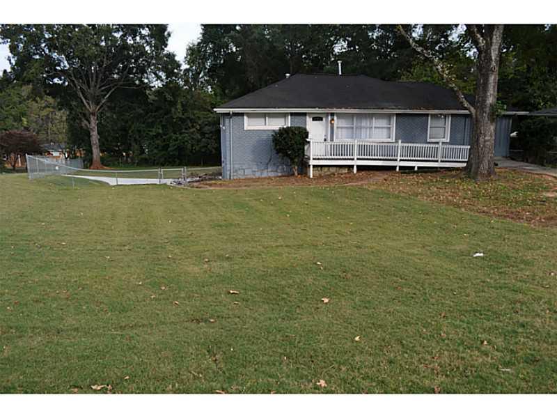 2726 Gresham Rd S East Atlanta, GA 30316 - Photo 1 of 1 Exterior Front. Front view showing large yard
