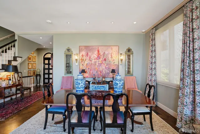 a view of a city from a balcony