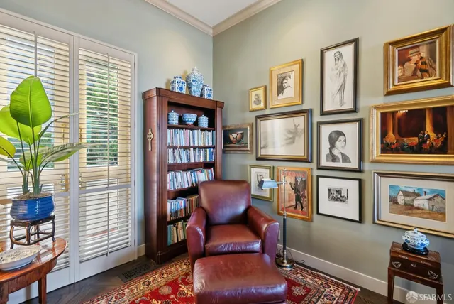 a bath tub sitting in a bathroom next to a sink