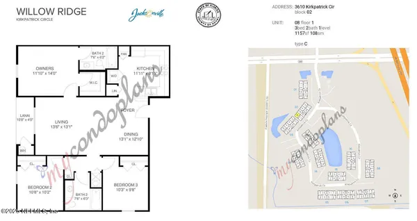 $130,000 | 3610 Kirkpatrick Circle, Unit 8, Jacksonville, FL 32210