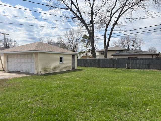 10706 Oak Avenue Chicago Ridge, IL 60415 - Photo 14 of 15 a view of a backyard with a large tree