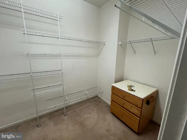 a room with storage and utility