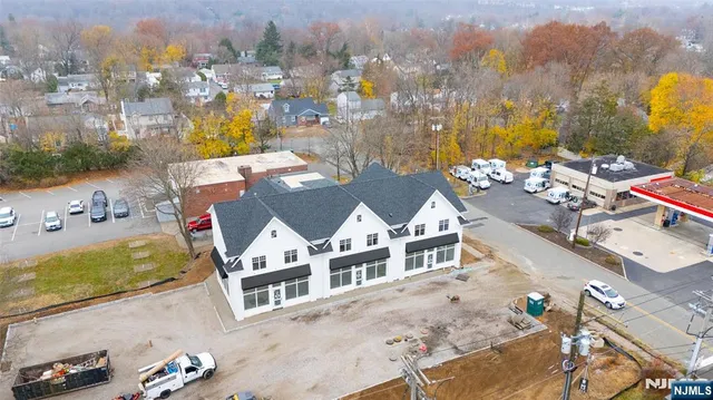 a view of a city with tall buildings