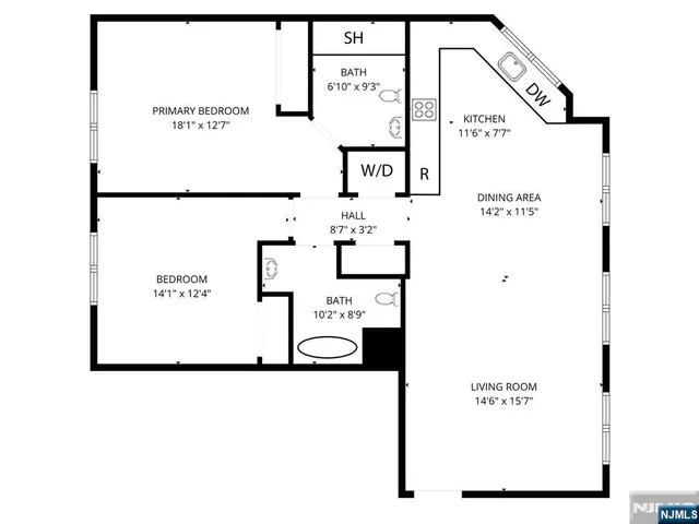 $3,497 | 445 Ramapo Valley Road, Unit 1, Oakland, NJ 07436