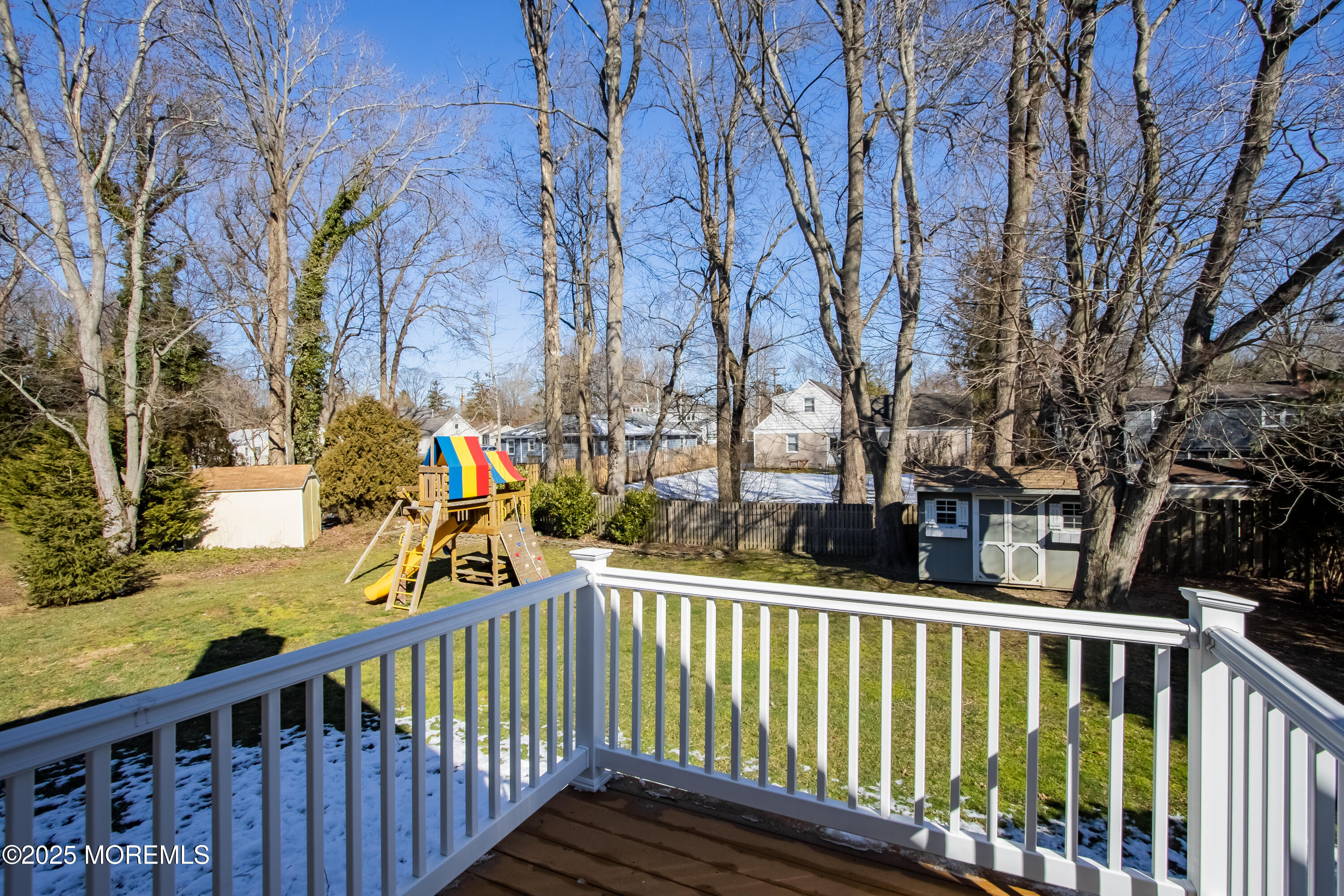 60 Brookside Lane Little Silver, NJ 07739 - Photo 23 of 34 a view of a street with trees on deck