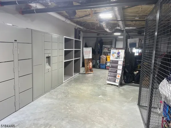 a view of storage and utility room