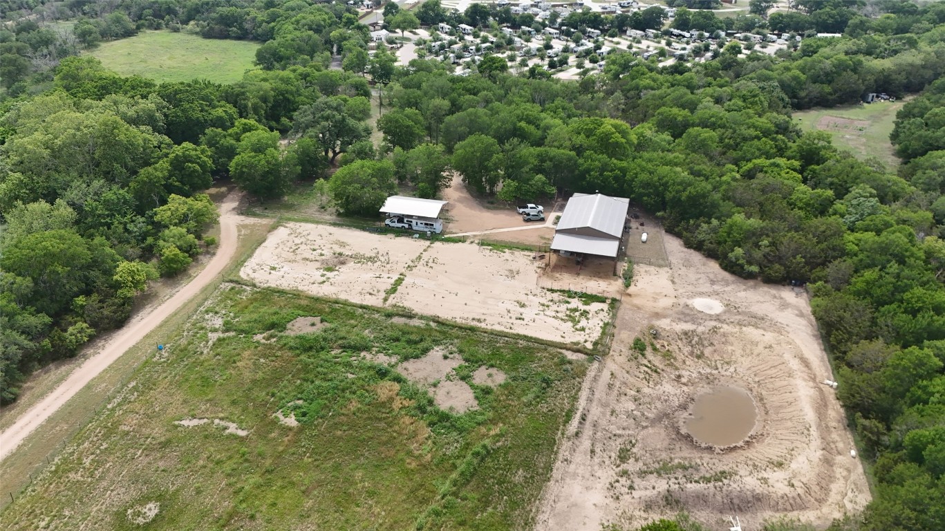 835 County Road 256 Liberty Hill, TX 78642 - Photo 6 of 34 Aerial view of property and surrounding area
