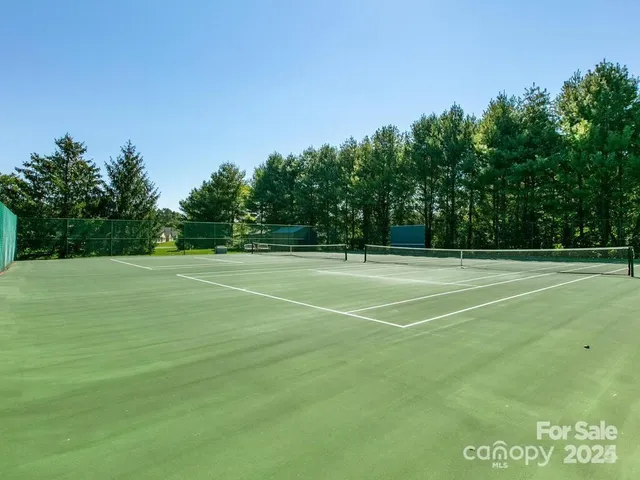 a view of a tennis court