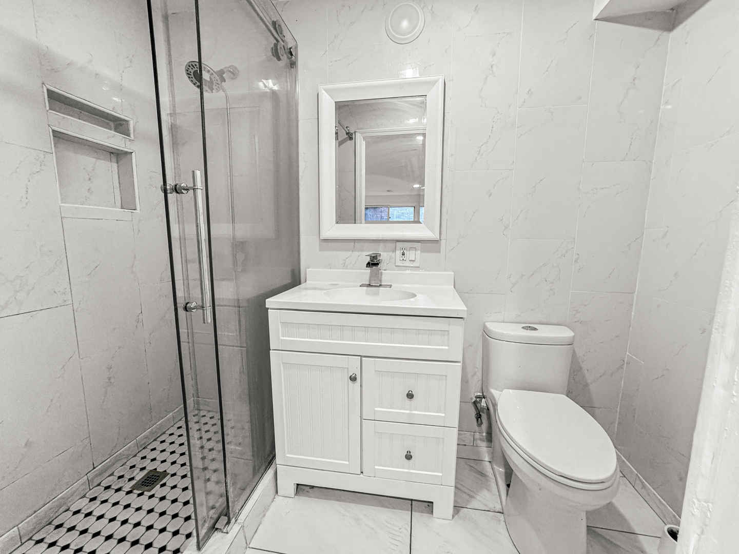 13059 Honore Street Blue Island, IL 60406 - Photo 14 of 15 a bathroom with a sink toilet and shower