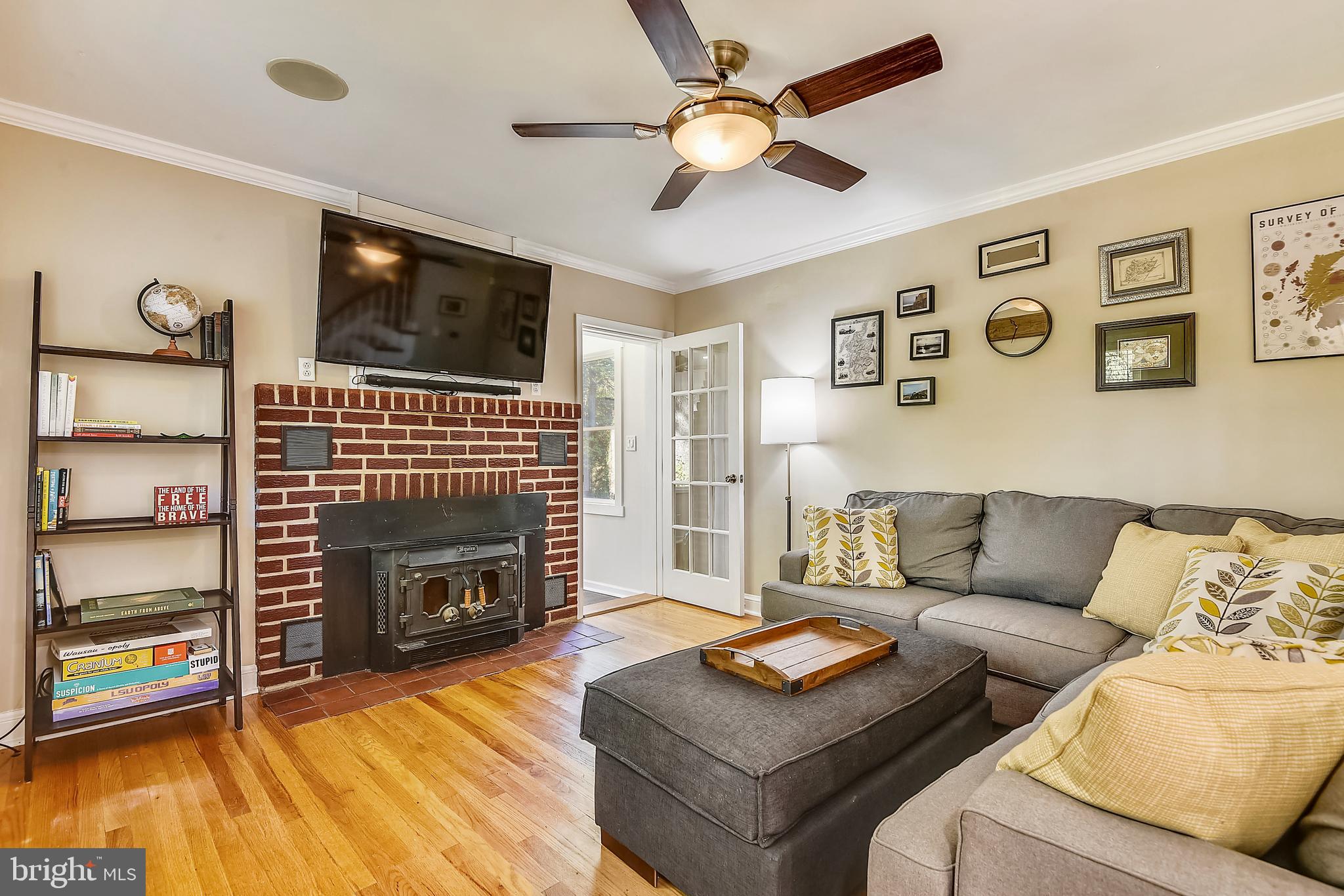 6501 Highbridge Road Bowie, MD 20720 - Photo 6 of 33 Wood burning insert keeps you cozy in the cold!