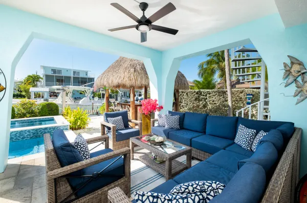 a view of roof and city