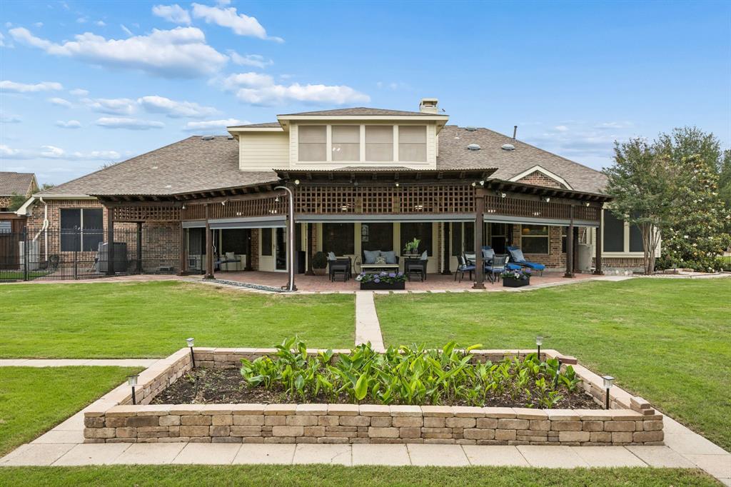 5802 Corinth Chapel Road Parker, TX 75002 - Photo 34 of 40 Looking toward the back of the home and the outdoor living area. The enclosed area to the left of the enclosed dog pen. Safely let your pets out and keep them protected.