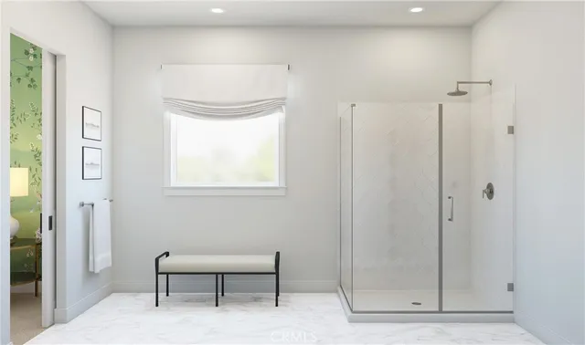 a view of a room with table and chair