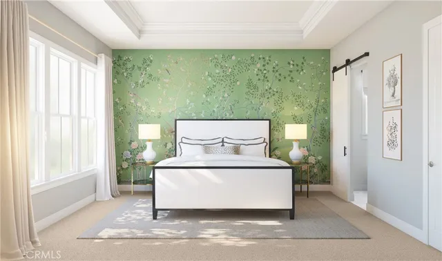 a white bath tub sitting in a bathroom next to a window